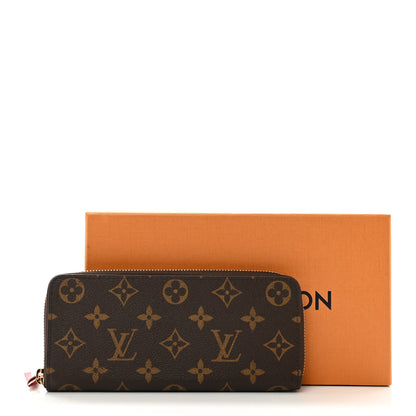 Louis Vuitton Monogram Clemence Wallet Fuchsia 7 of 7