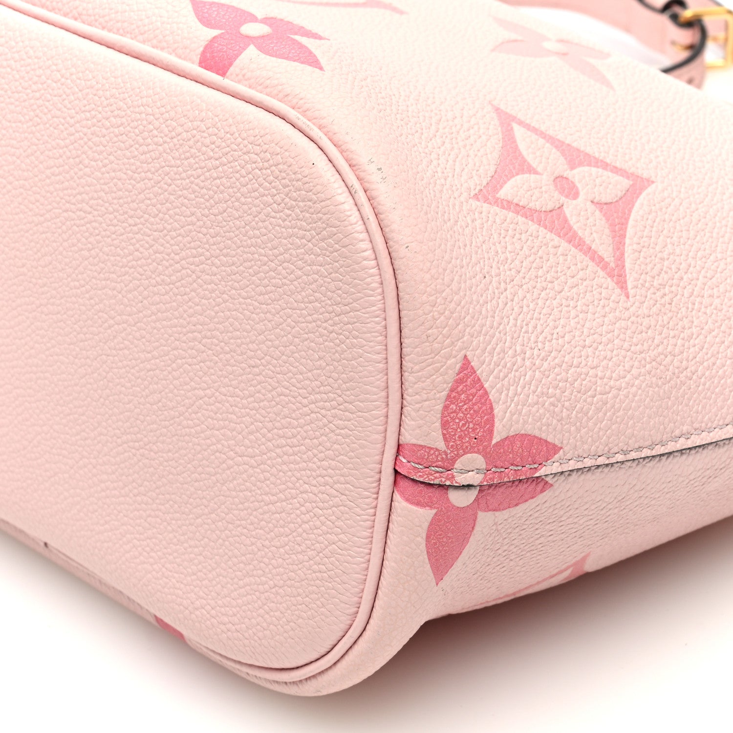 Louis Vuitton Empreinte Monogram Giant By The Pool Marshmallow Hobo PM Bouton De Rose 8 of 10