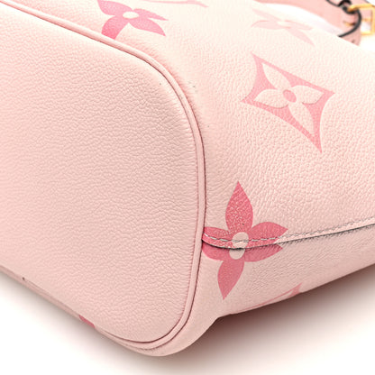 Louis Vuitton Empreinte Monogram Giant By The Pool Marshmallow Hobo PM Bouton De Rose 8 of 10