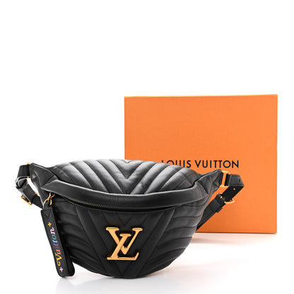 Louis Vuitton Calfskin Quilted New Wave Bumbag Black 10 of 10