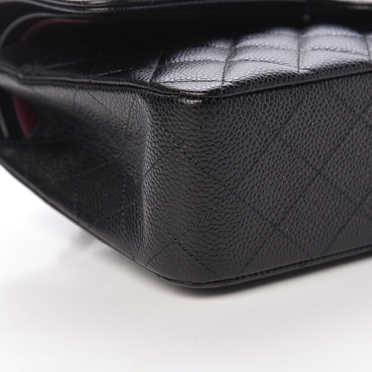 Chanel Caviar Quilted Medium Double Flap Black 9 of 11