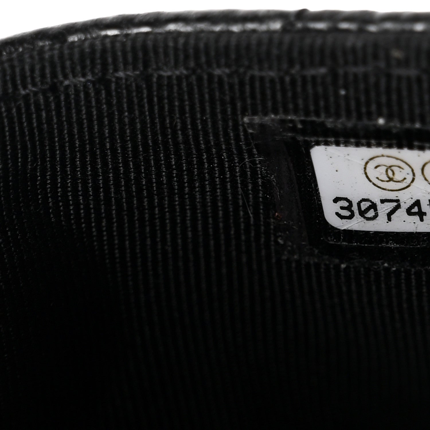Chanel Caviar Quilted CC Zip Card Holder Black 7 of 7
