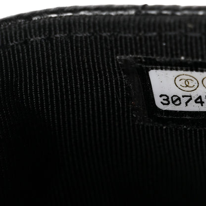 Chanel Caviar Quilted CC Zip Card Holder Black 7 of 7