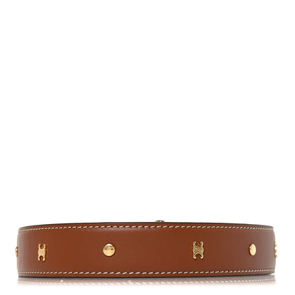 Celine Smooth Calfskin Triopmhe Studs Long Strap Tan 2 of 5