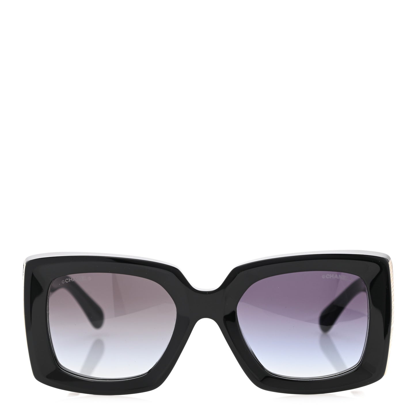 Acetate Rectangle Sunglasses 5435 Black