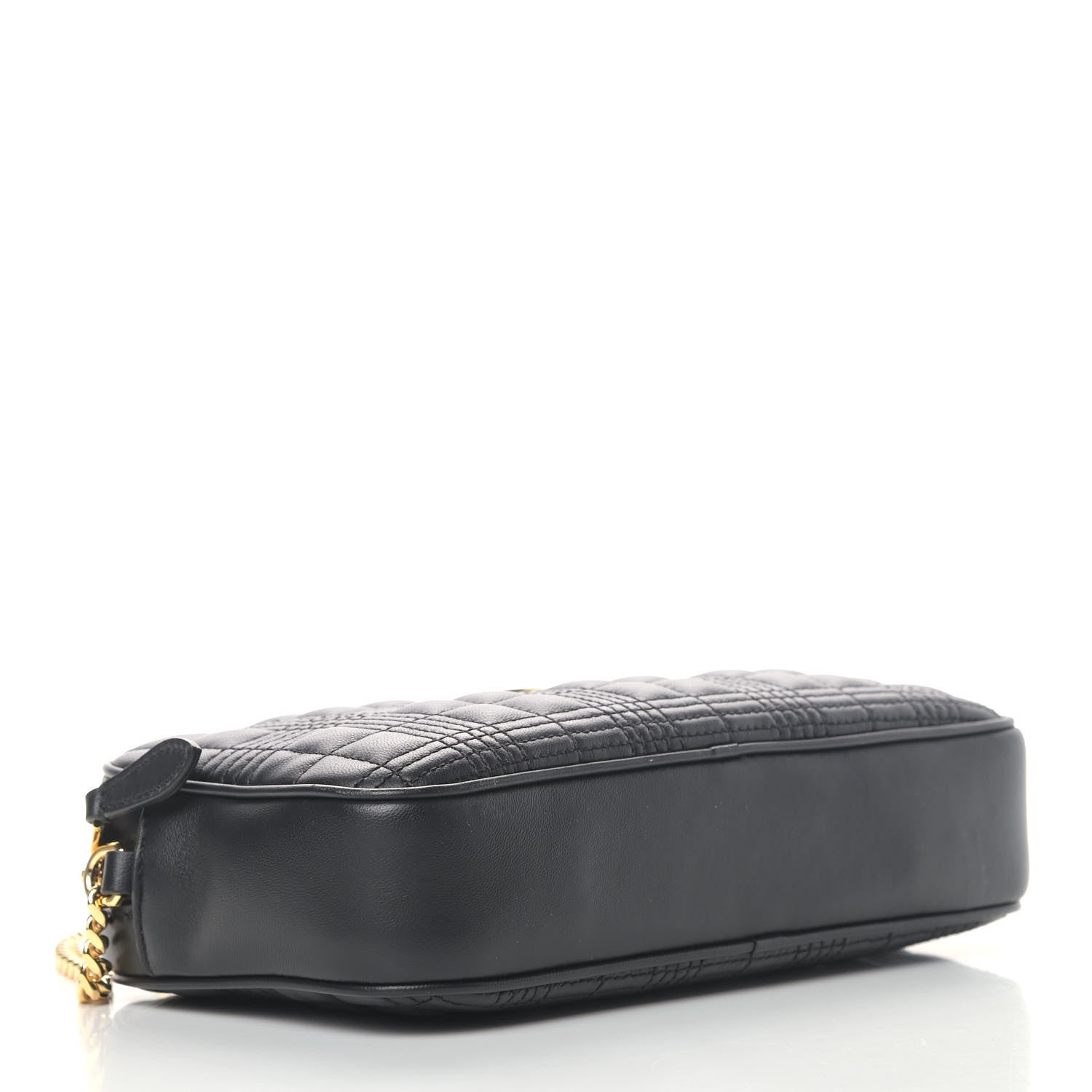 Burberry Lambskin Quilted Camera Bag Black 3 of 5