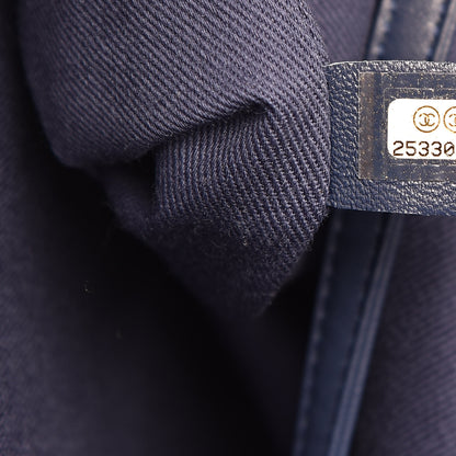 Chanel Canvas Large Deauville Backpack Blue 7 of 10