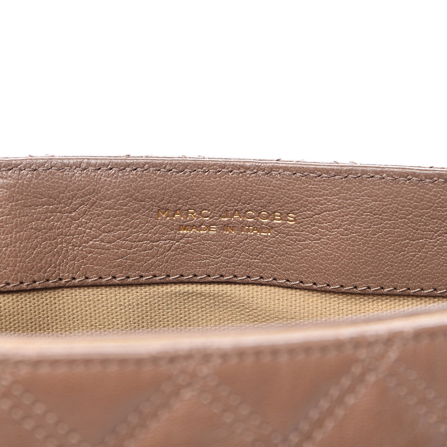 Lacquered Lambskin Baroque The XL Single Flap Truffle
