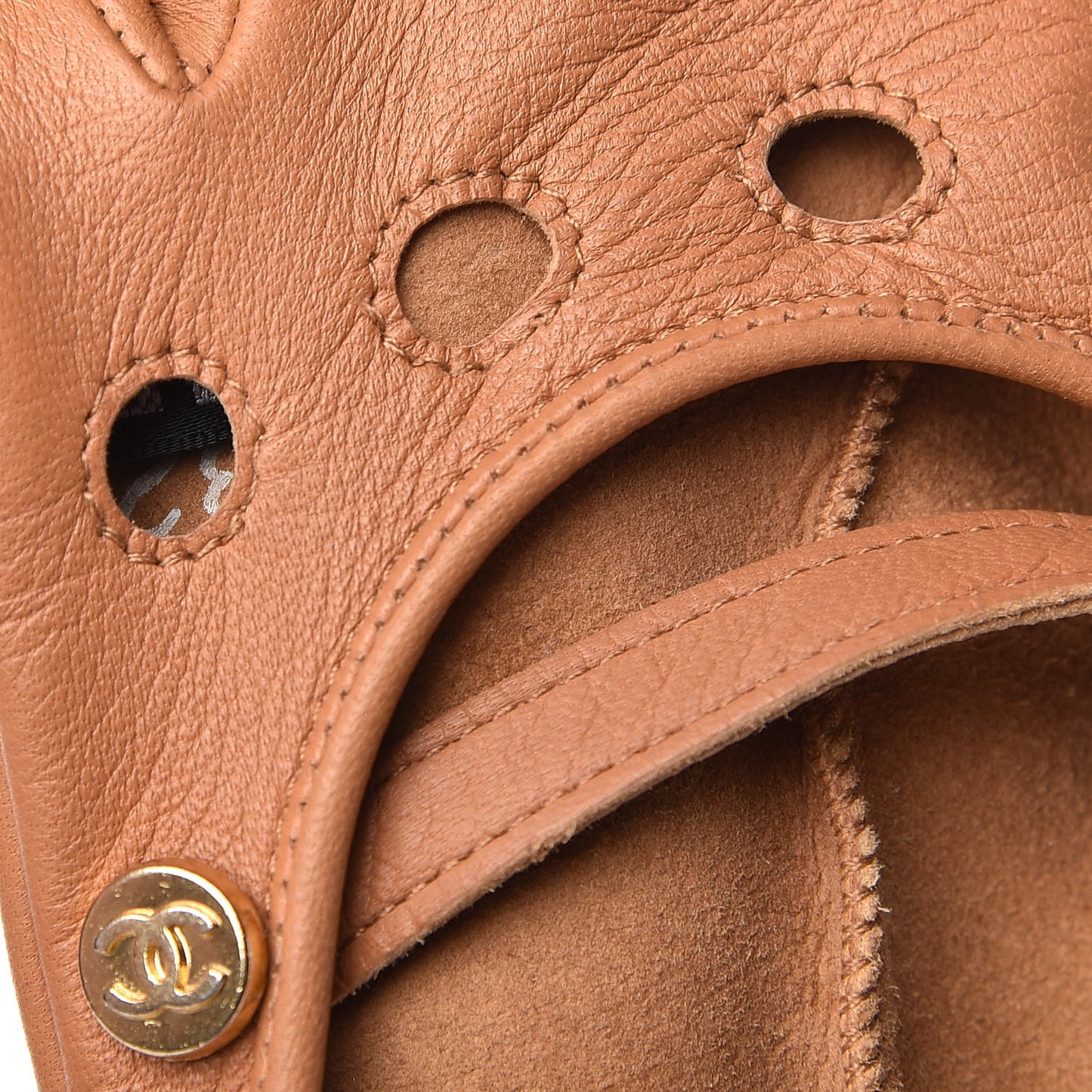 Lambskin Gloves 7.5 Camel