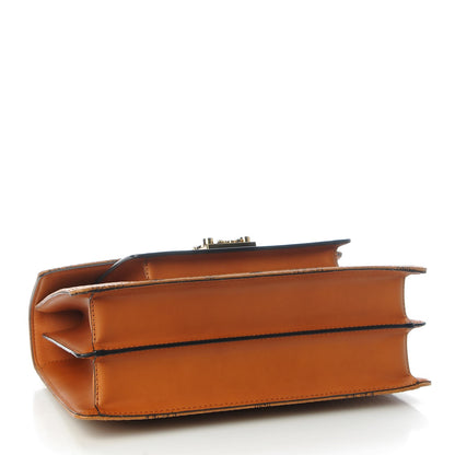 MCM Visetos Medium Patricia Satchel Cognac 8 of 20