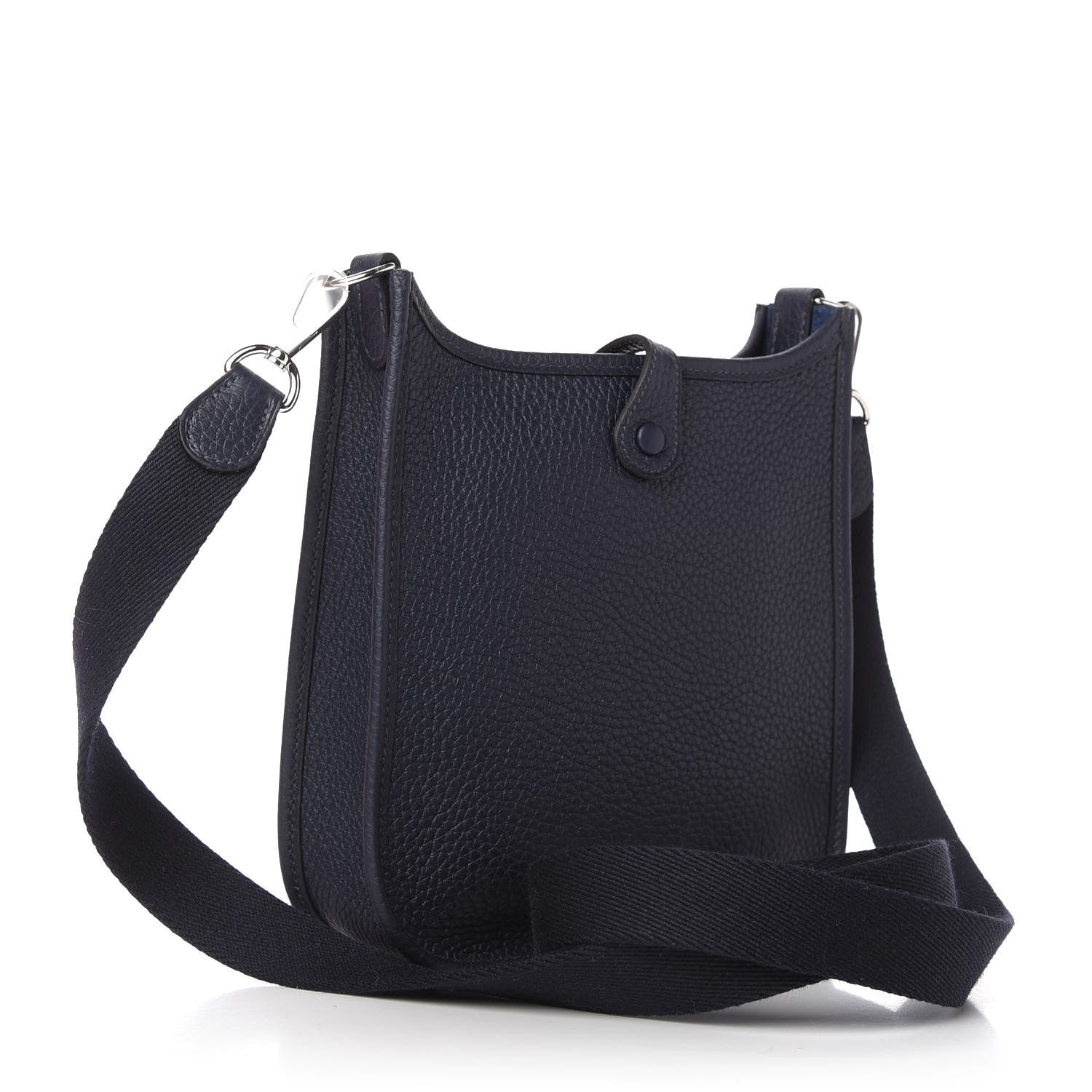 Hermes Taurillon Clemence Evelyne TPM Bleu Nuit 3 of 10