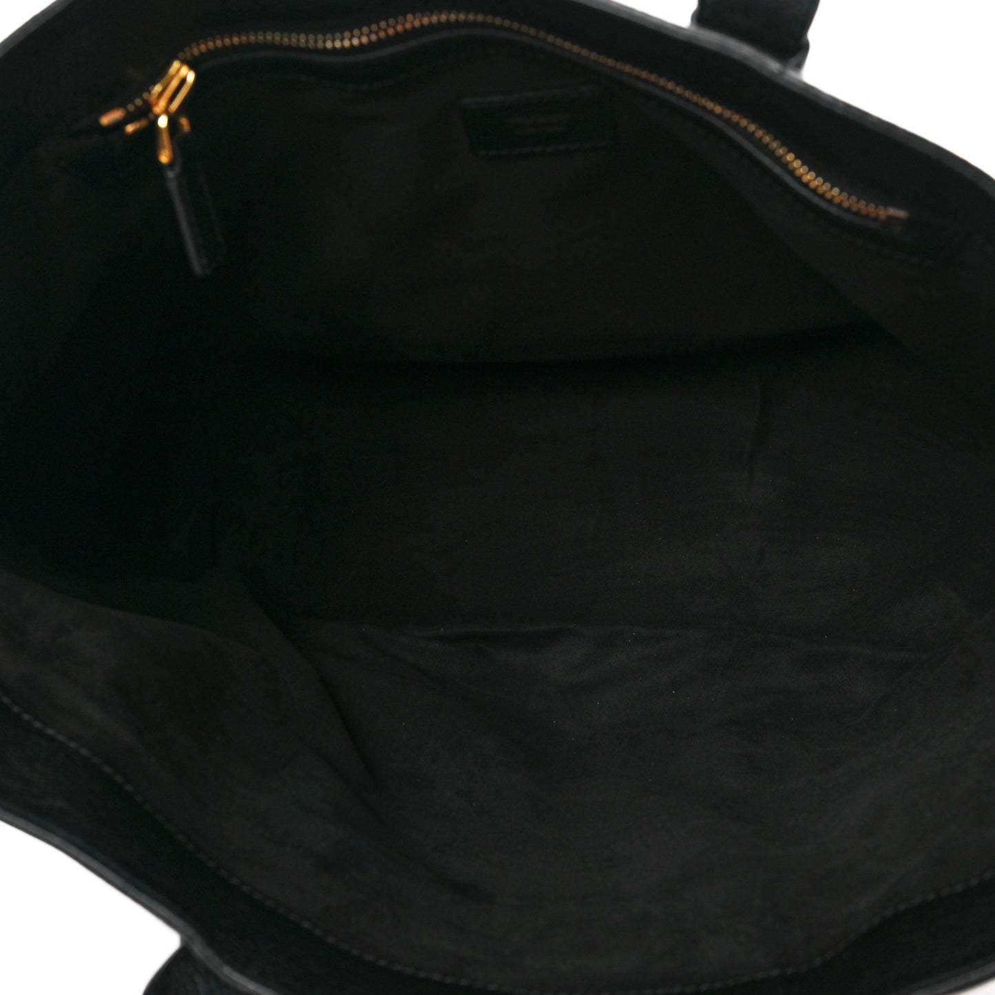 Pebbled Calfskin Large Jennifer Zip Tote Black