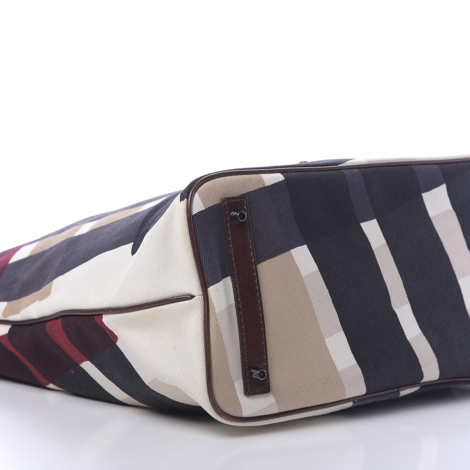 Burberry Canvas Check Bucket Bag Multicolor 9 of 10