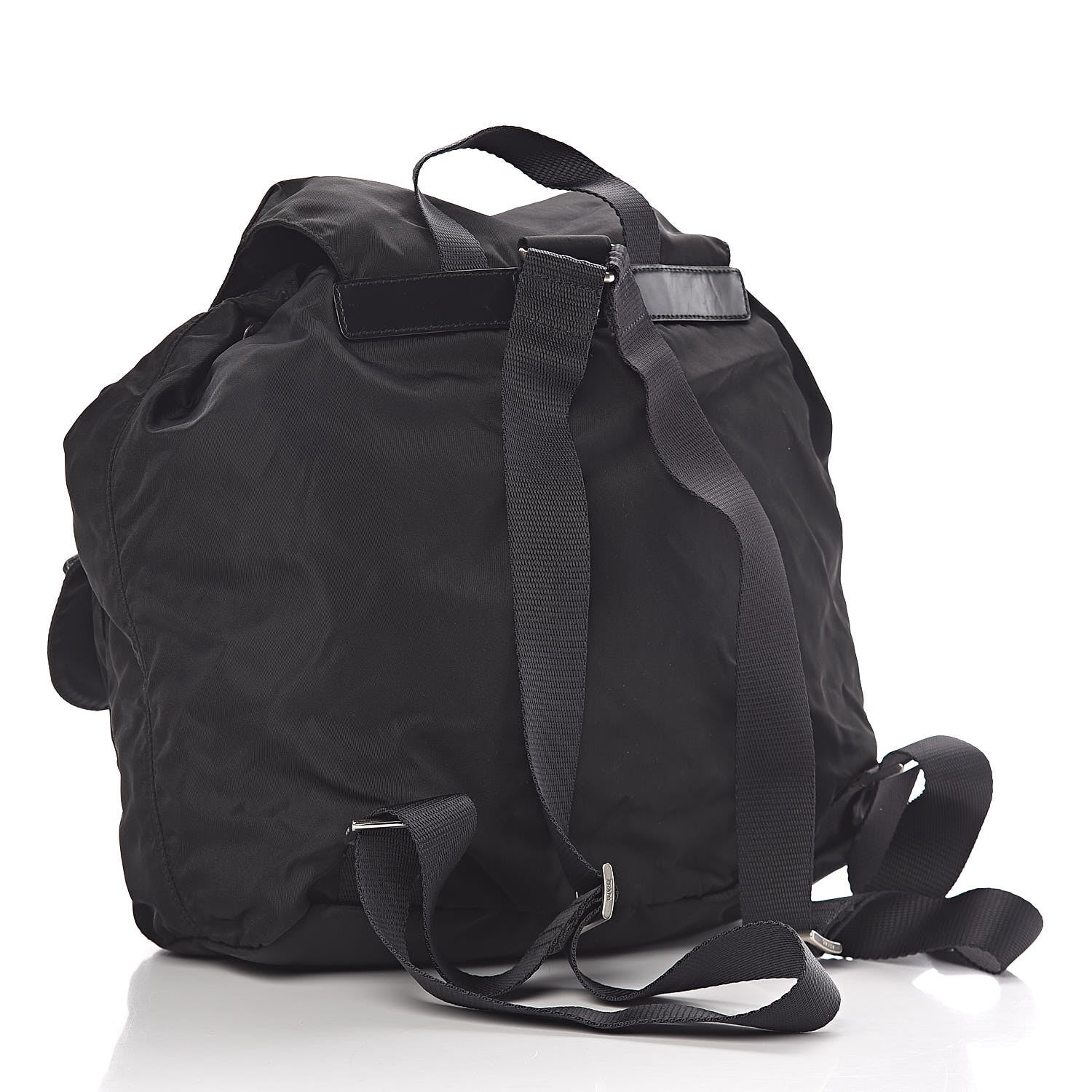 Prada Nylon Vela Medium Backpack Black 3 of 9