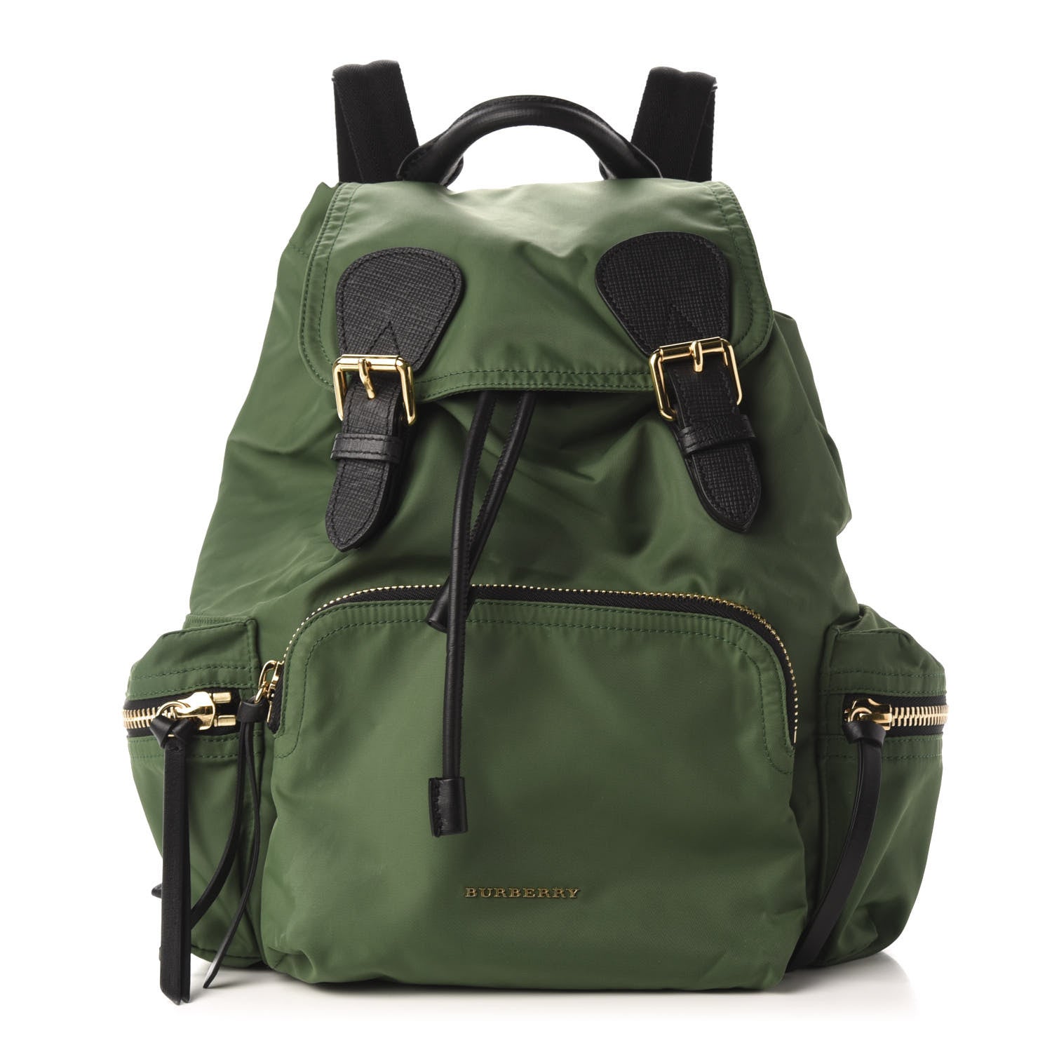 Burberry Nylon Medium Rucksack Backpack Green 1 of 8
