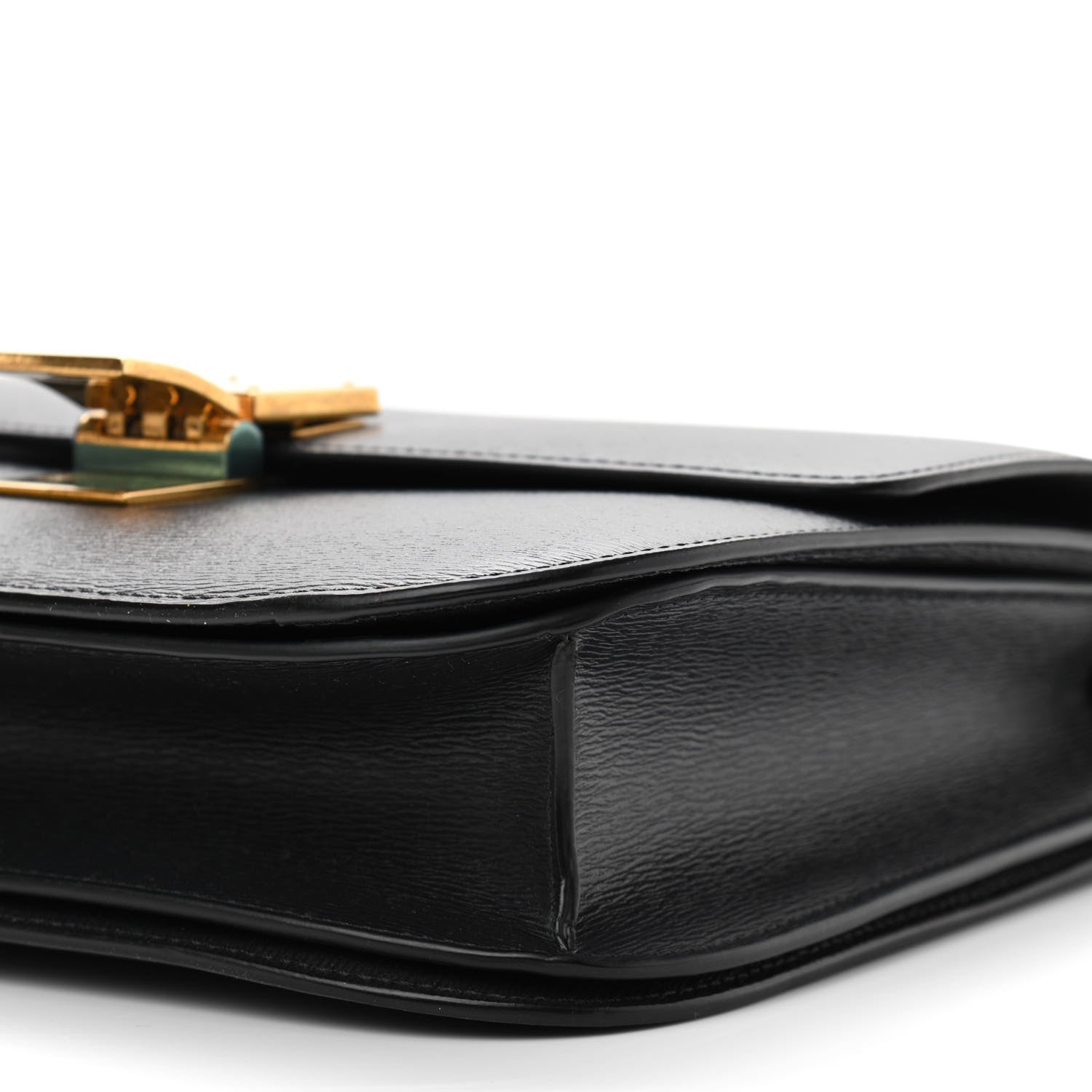 Celine Liege Calfskin Medium Classic Box Flap Bag Black 10 of 10
