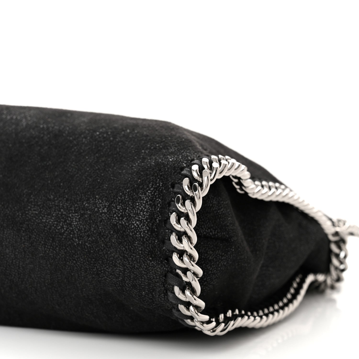 Stella McCartney Shaggy Deer Falabella Fold Over Tote Black 10 of 10
