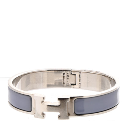 Hermes Enamel Narrow Clic Clac H Bracelet PM Lilas 4 of 4
