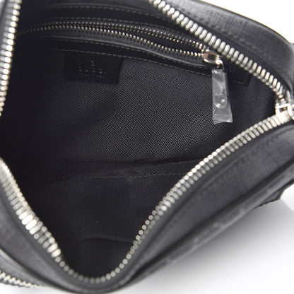 Gucci Soft GG Supreme Monogram Web Belt Bag Black Grey 6 of 13