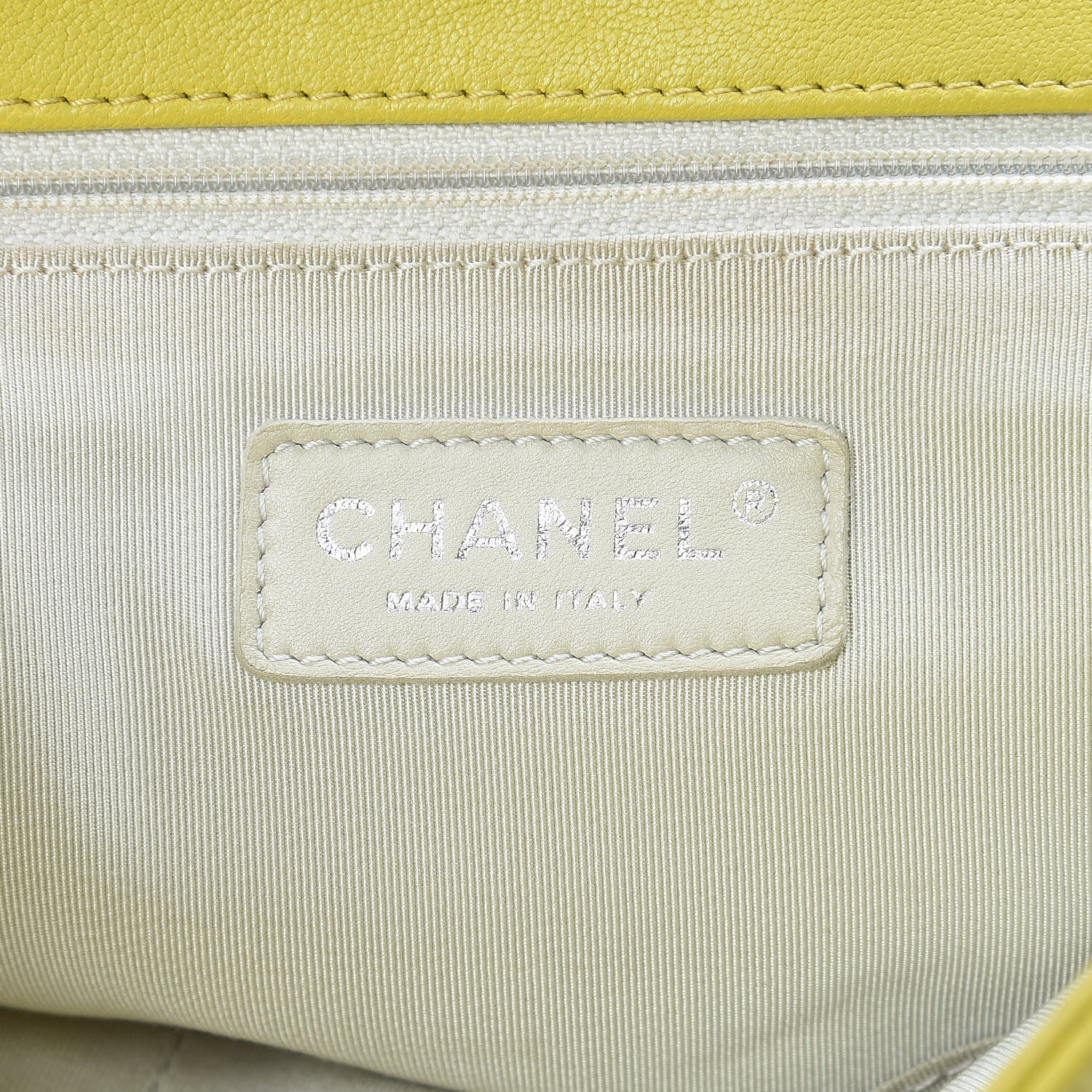 Chanel Washed Lambskin Quilted Maxi Chain Around Flap Yellow 6 of 18