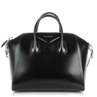 Givenchy Shiny Lord Calfskin Medium Antigona Black 1 of 7