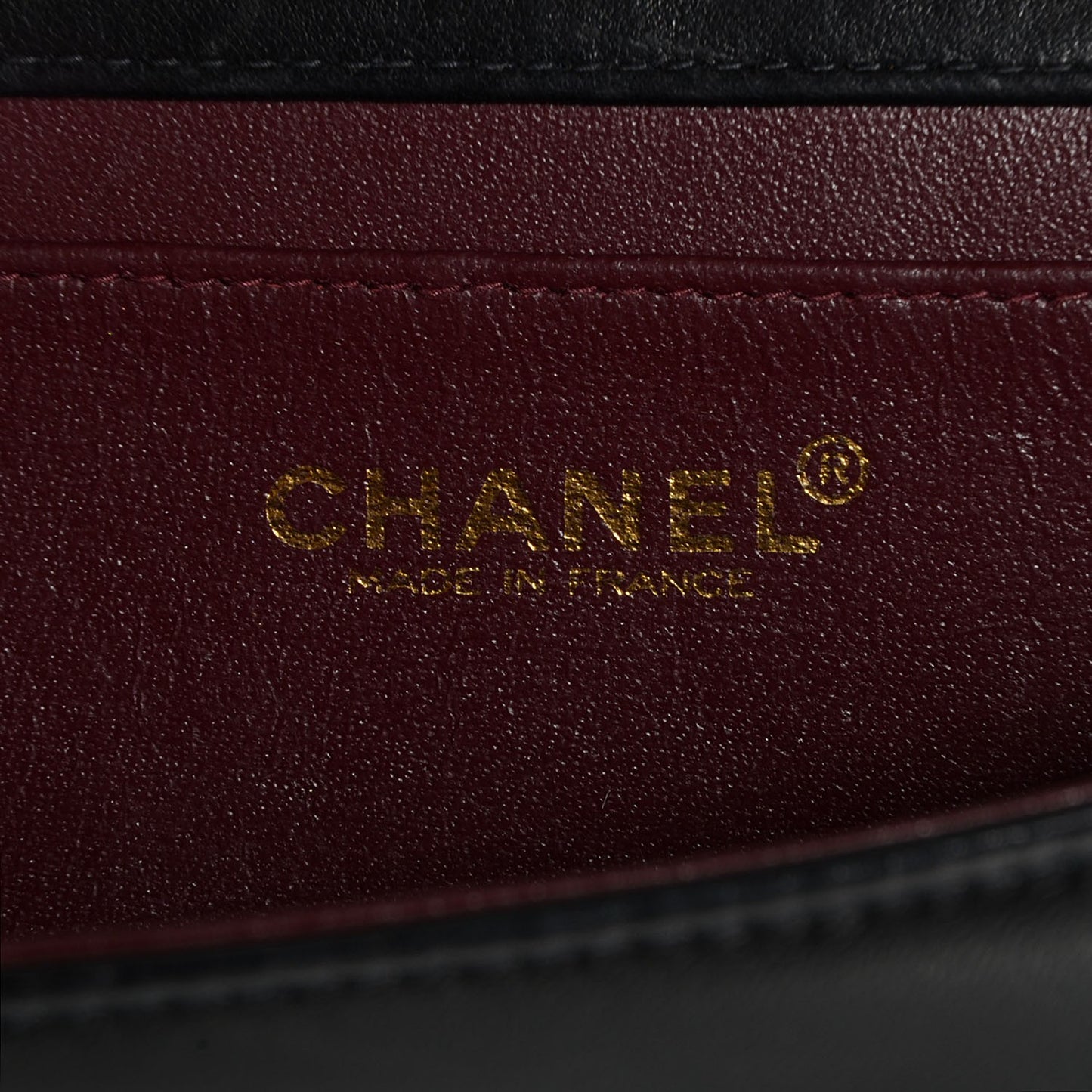 Lambskin Quilted Mini Flap Bag Black