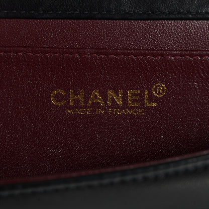 Chanel Lambskin Quilted Mini Flap Bag Black 8 of 9