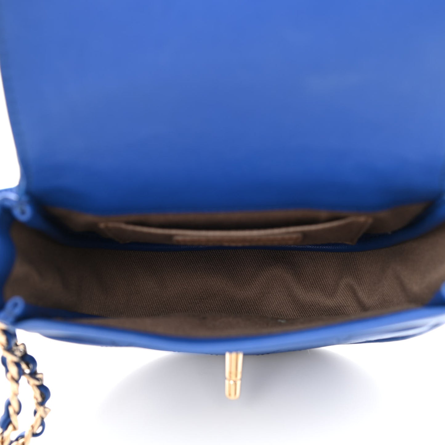 Goatskin Stitched Casual Trip Messenger Flap Royal Blue