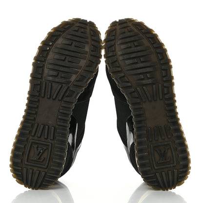 Louis Vuitton Suede Monogram Run Away Sneakers 37 Black 5 of 8