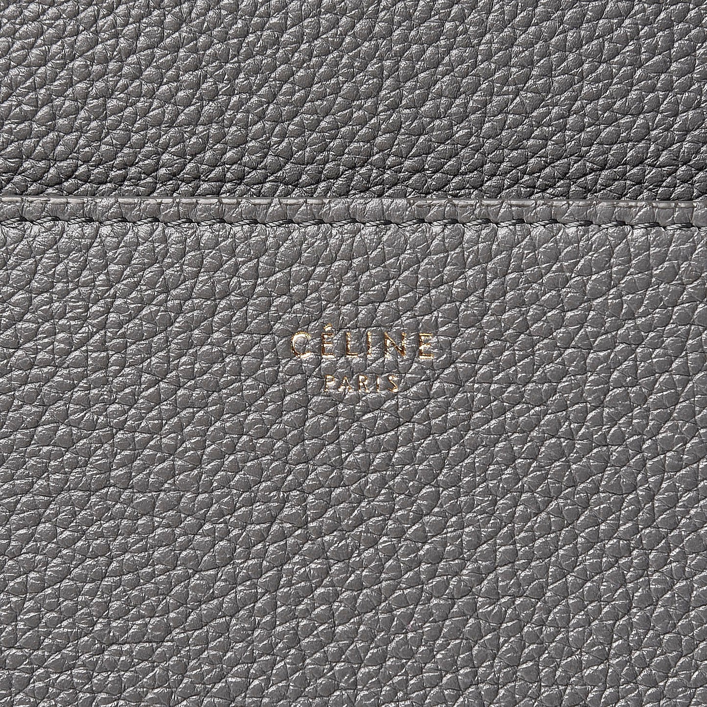 Soft Grained Calfskin Sangle Bucket Bag Storm