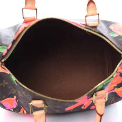 Louis Vuitton Monogram Roses Speedy 30 5 of 12