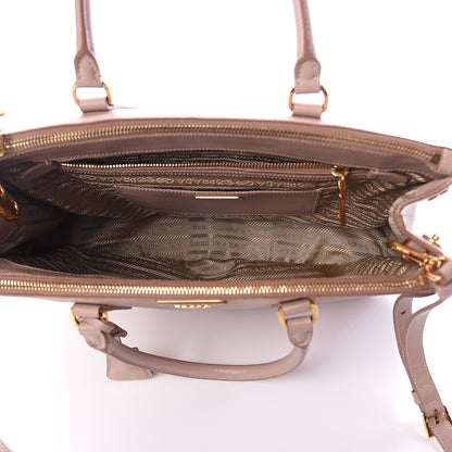 Prada Saffiano Medium Galleria Double Zip Tote Cammeo 4 of 7