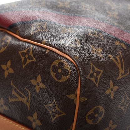 Louis Vuitton Monogram My LV Heritage Speedy Bandouliere 35 Bordeaux Black 12 of 17