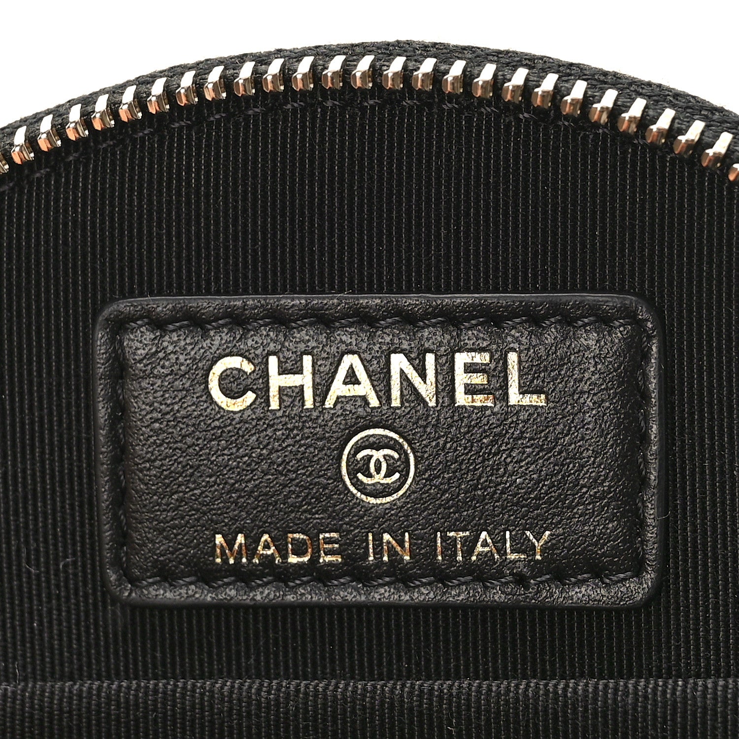 Chanel Caviar Quilted Round Handle With Care Vanity With Chain Black 6 of 10