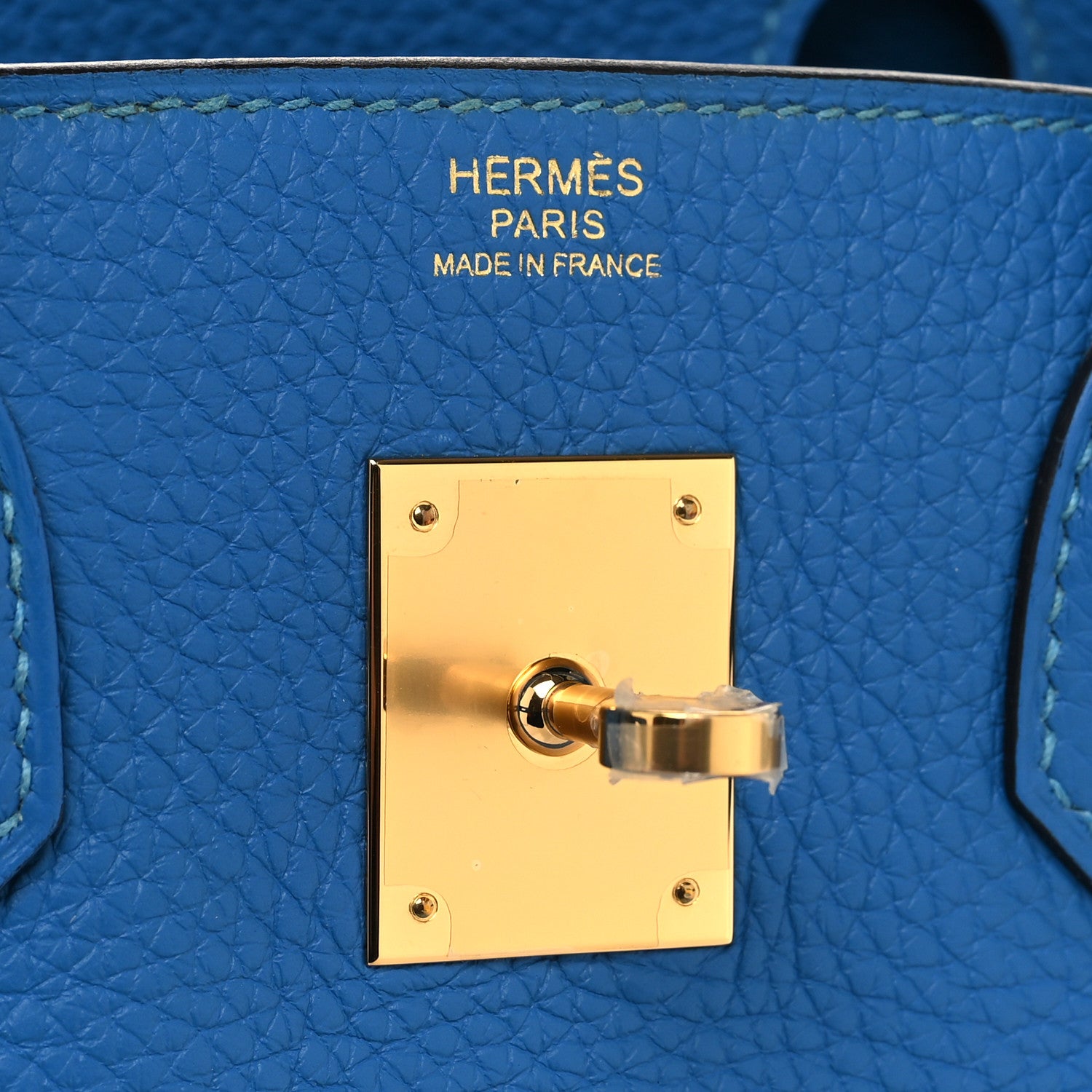 Hermes Taurillon Clemence Birkin 30 Mykonos 6 of 13