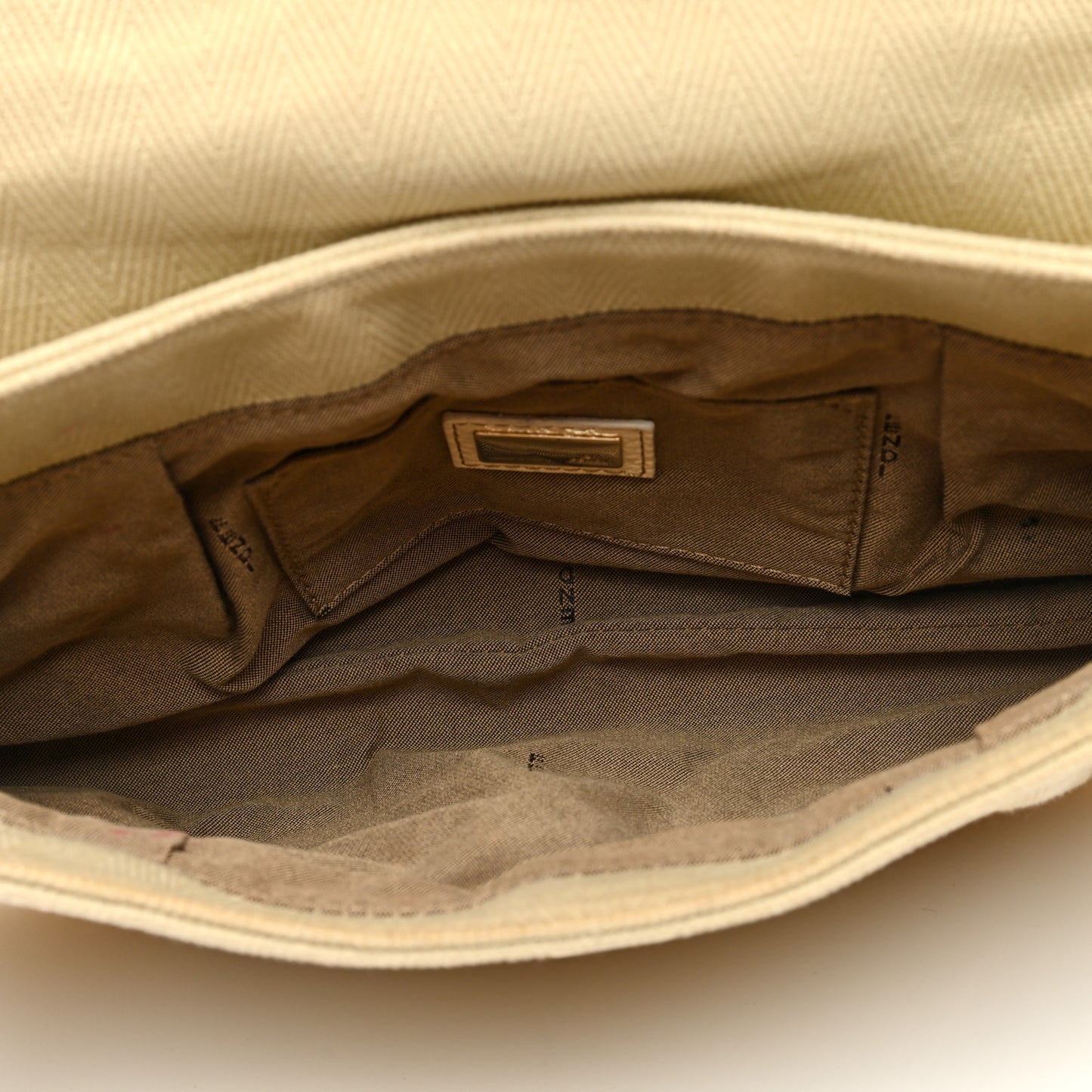 Canvas Small Chef Shoulder Bag White