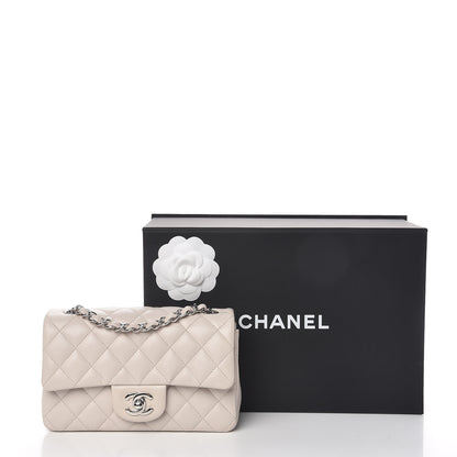 Chanel Caviar Quilted Mini Rectangular Flap Ivory 11 of 11