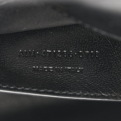 Saint Laurent Suede Embroidered Small Monogram Kate Satchel Black 7 of 13