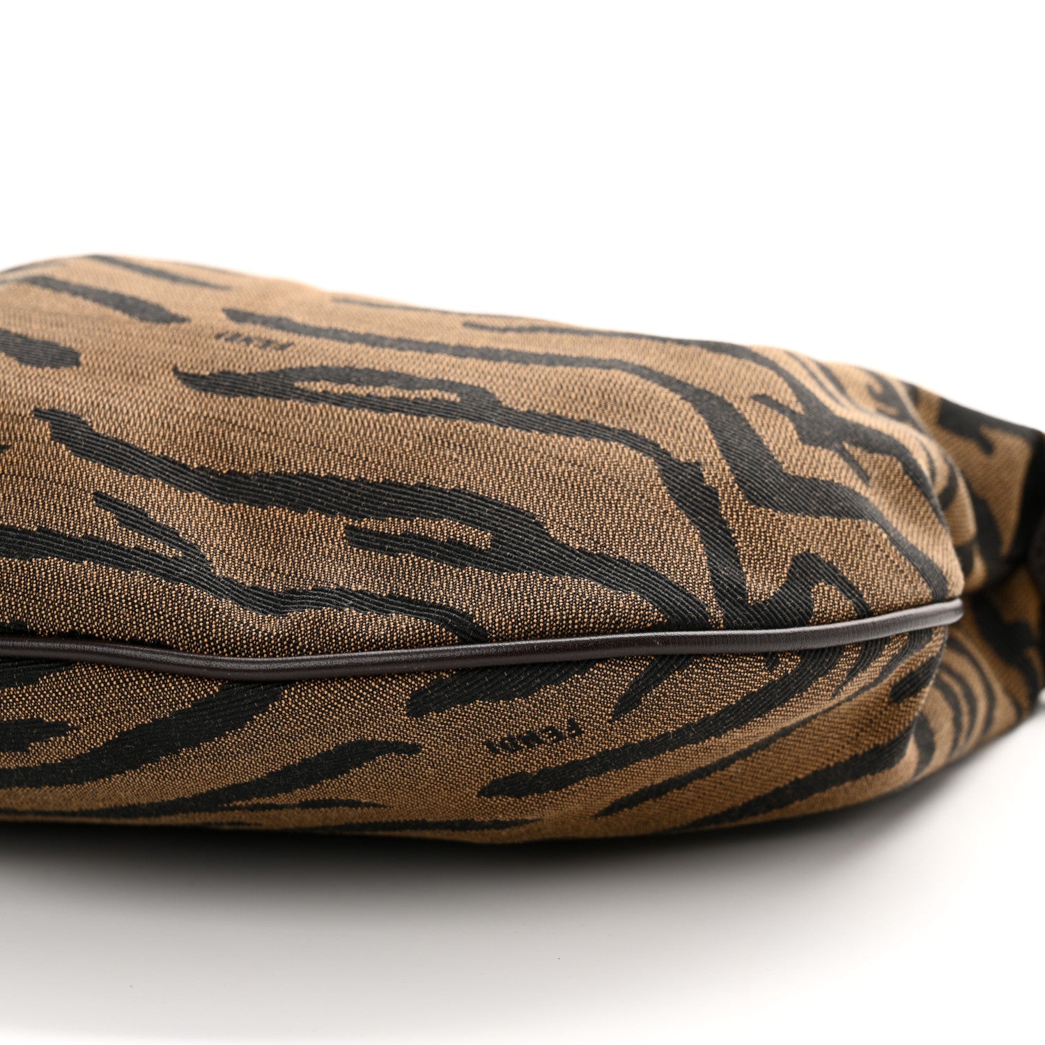 Fendi Canvas Tiger Print Oyster Brown 9 of 13