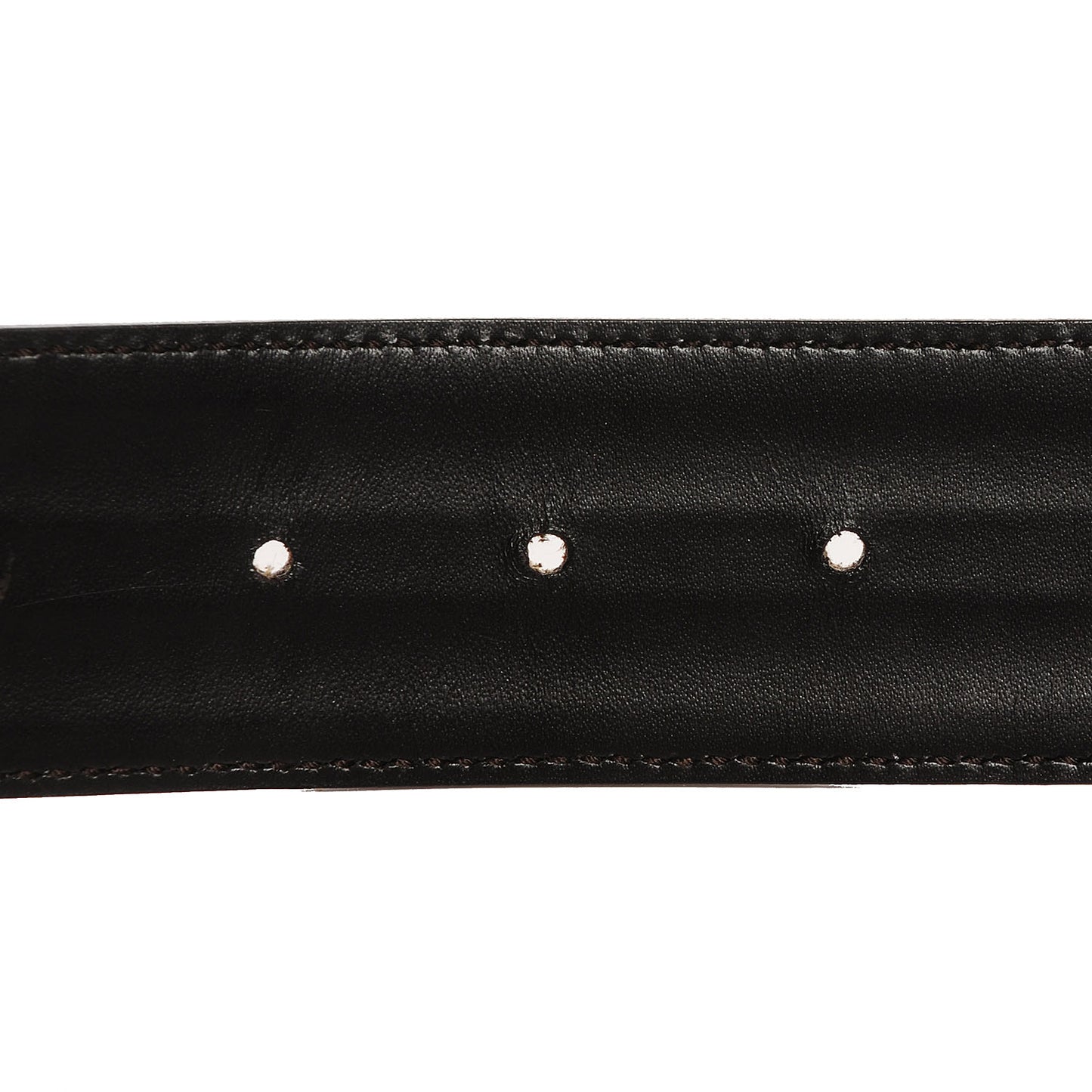 Leather Monogram Interlocking G Belt 85 34 Off White