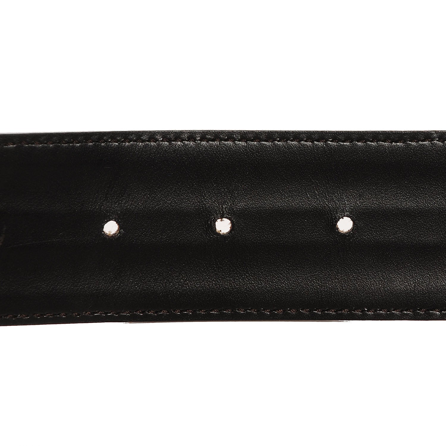 Gucci Leather Monogram Interlocking G Belt 85 34 Off White 4 of 4