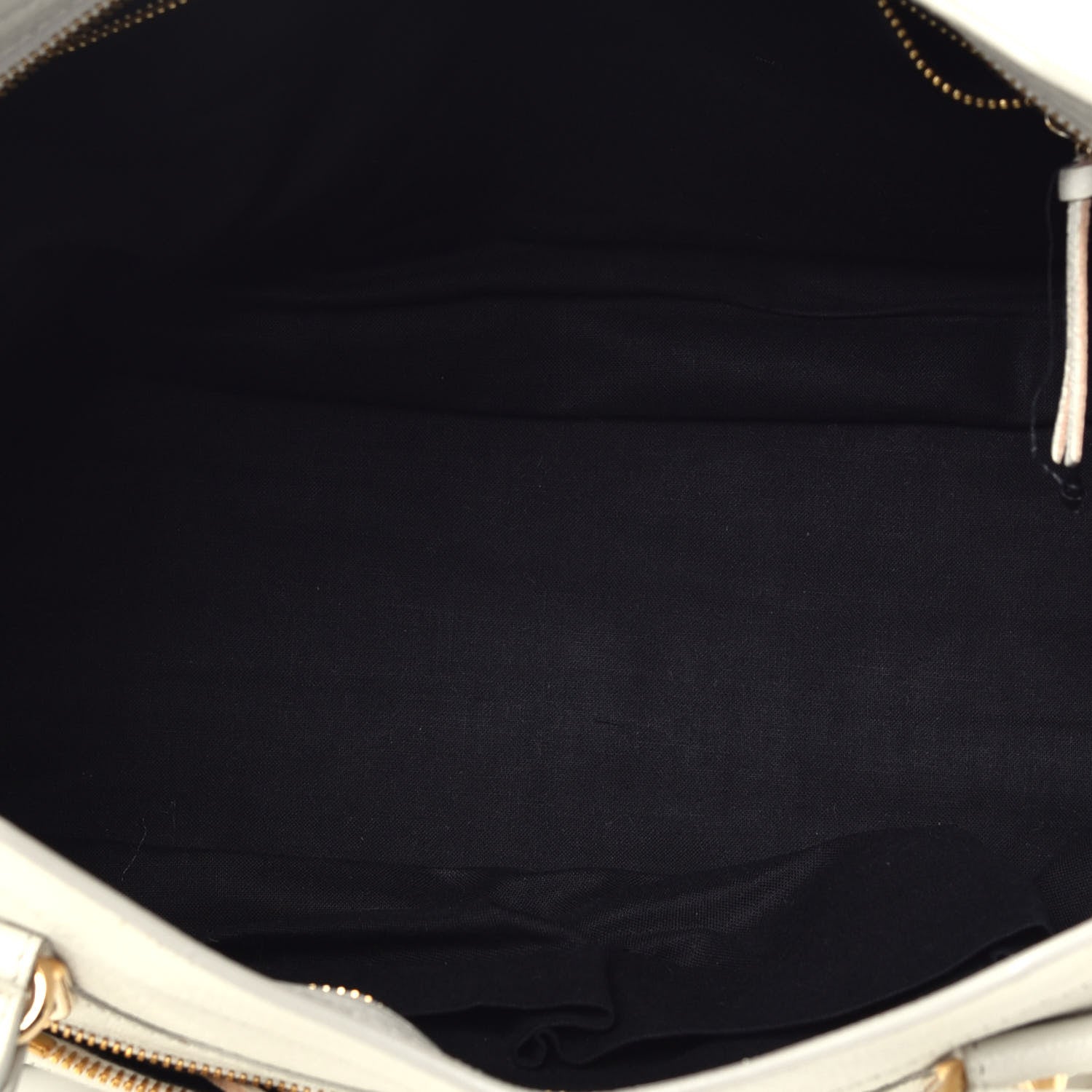 Balenciaga Chevre Gold Metallic Edge Hardware City White 6 of 10