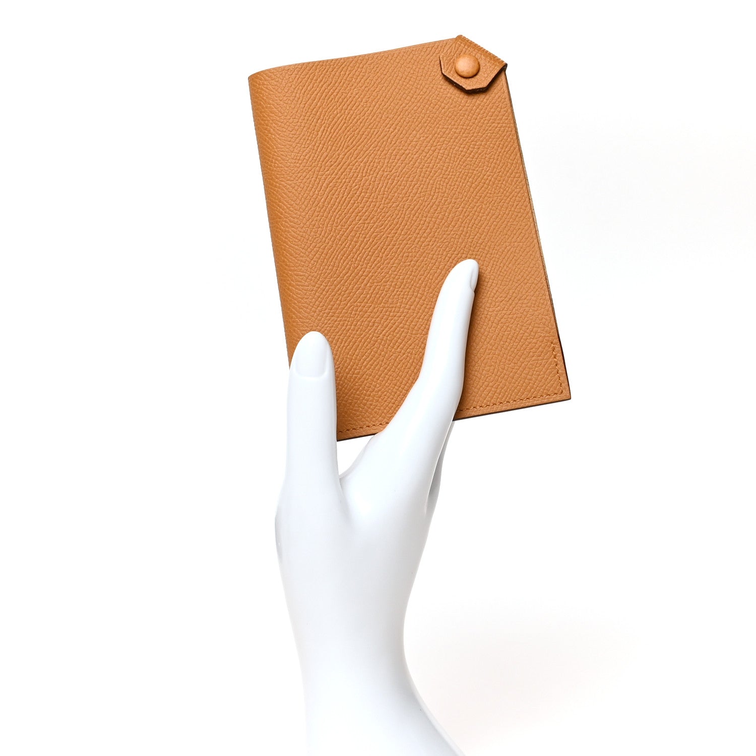 Hermes Epsom Tarmac PM Passport Holder Sesame 2 of 9