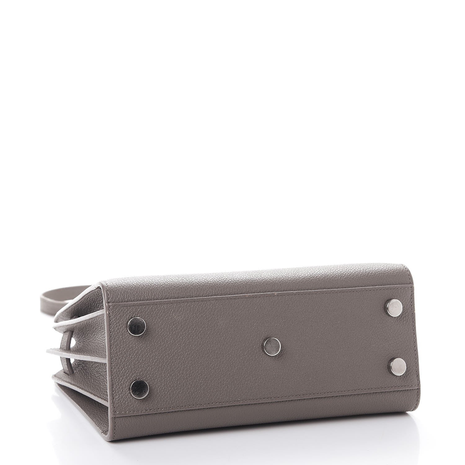 Saint Laurent Grained Calfskin Nano Sac De Jour Fog 4 of 15