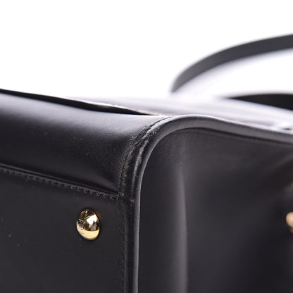Fendi Vitello Century F is Fendi FF 1974 Embossed Small Runaway Satchel Black Maya 13 of 16