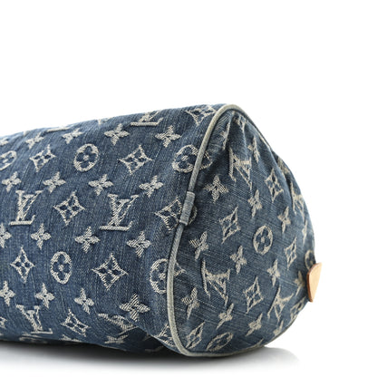 Louis Vuitton Monogram Denim Neo Speedy Blue 9 of 10