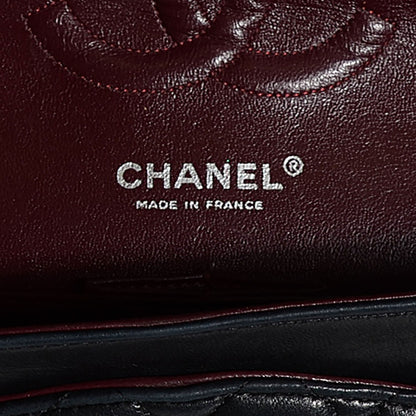 Chanel Lambskin Quilted Medium Double Flap Black 12 of 26