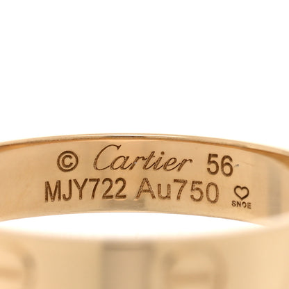 Cartier 18K Yellow Gold 3.5mm LOVE Wedding Band Ring 56 7.5 4 of 4