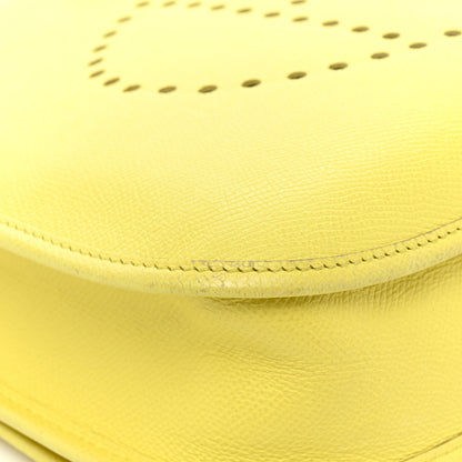Hermes Epsom Evelyne III PM Lime 20 of 22