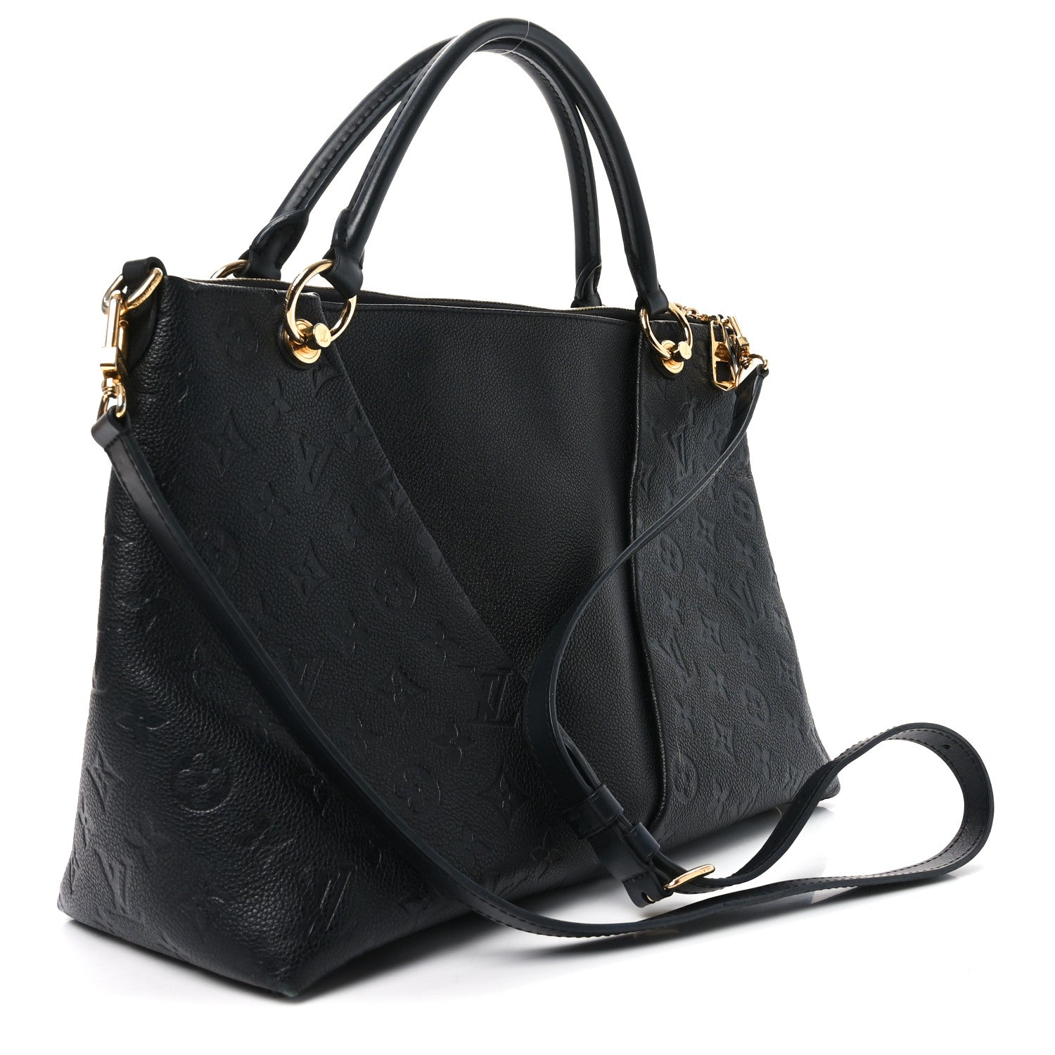 Louis Vuitton Empreinte V Tote MM Black 3 of 9